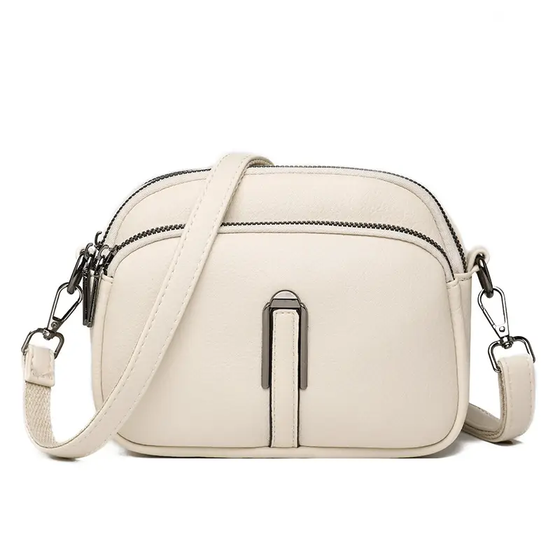 Black Textured Crossbody Bag for Women 2025 - Image 4