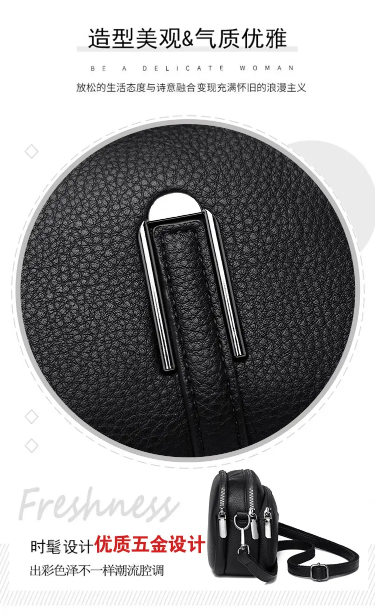 Black Textured Crossbody Bag for Women 2025 — feature 5