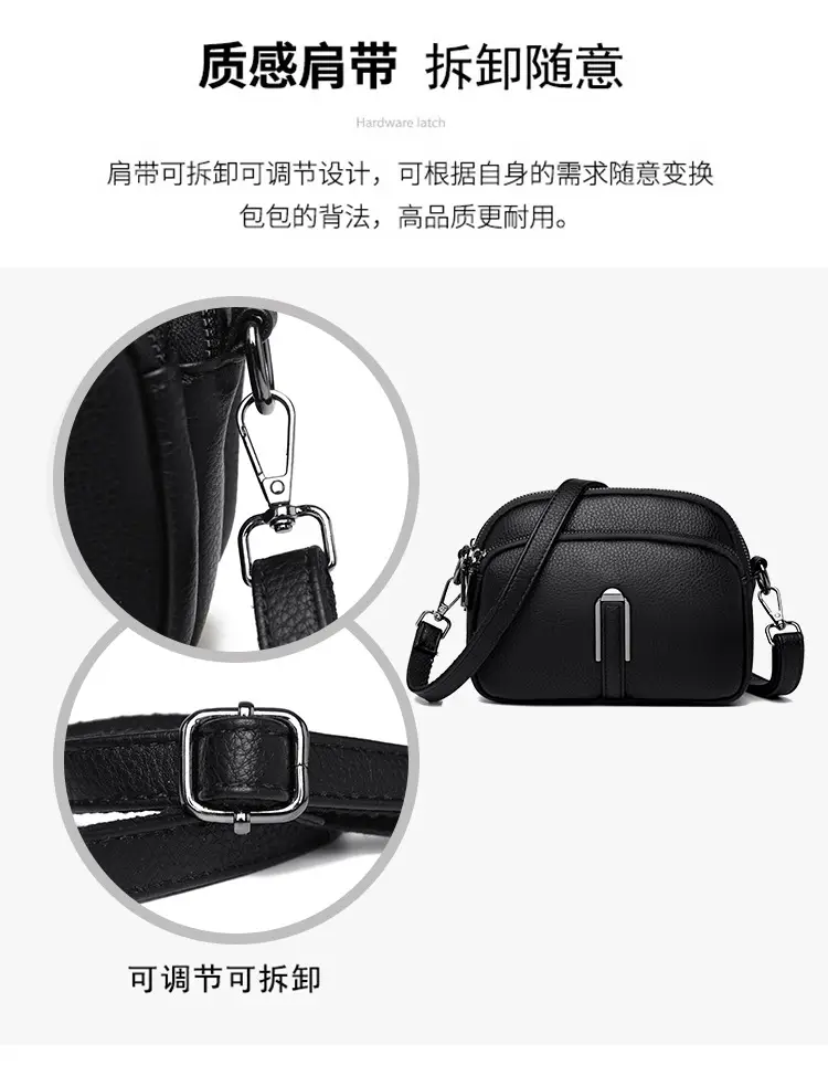 Black Textured Crossbody Bag for Women 2025 — feature 6