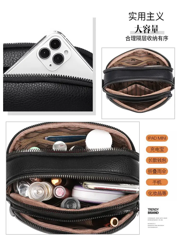 Black Textured Crossbody Bag for Women 2025 — feature 8