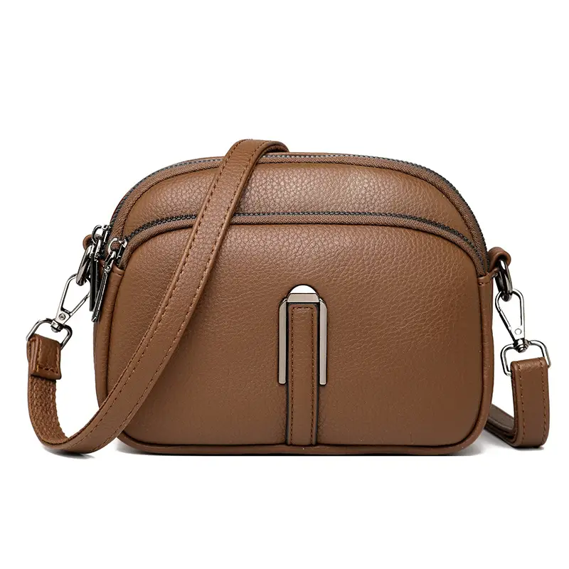 Black Textured Crossbody Bag for Women 2025 - Image 2