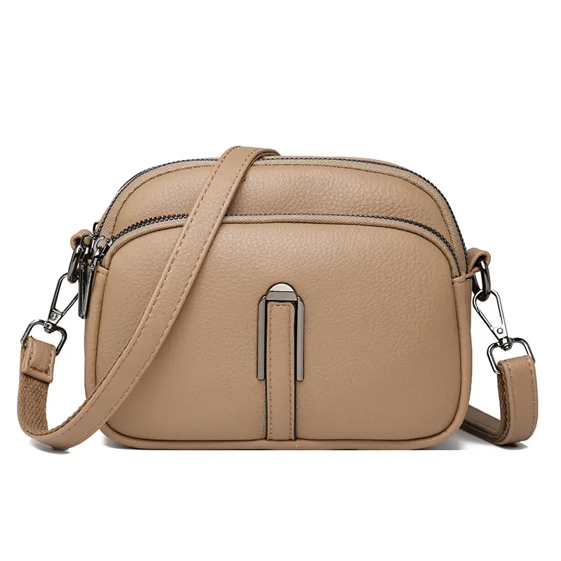 Black Textured Crossbody Bag for Women 2025 - Image 3