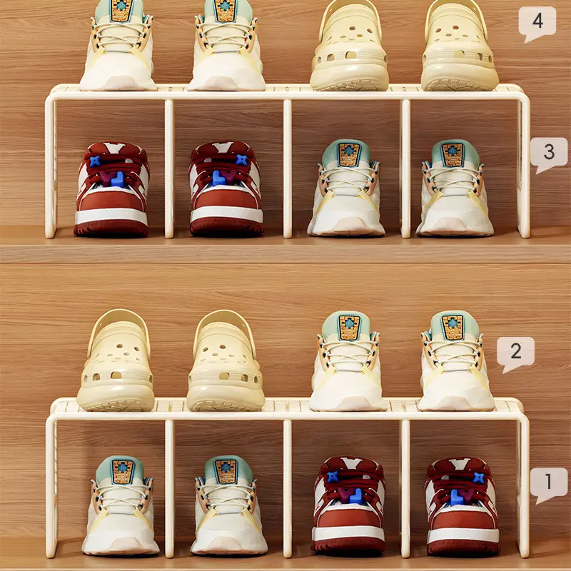 Baby Shoe Rack Space-Saving Storage Cabinet - Image 12