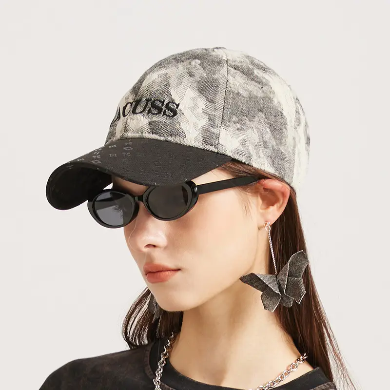 Cactus Embroidered Beige Baseball Cap for Girls & Men