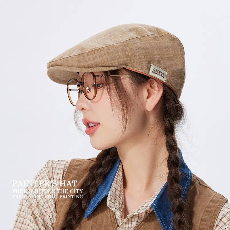 Korean Cotton Linen Adjustable Hat for Women Men - Image 5