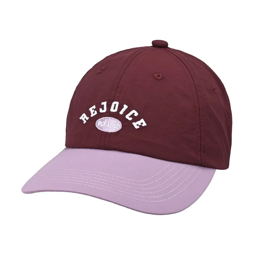 Rejoe Baseball Cap Cream Maroon Wholesale - Image 6