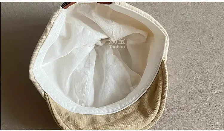 Baby Bean Hat Cotton Linen Spring Autumn Small — feature 4