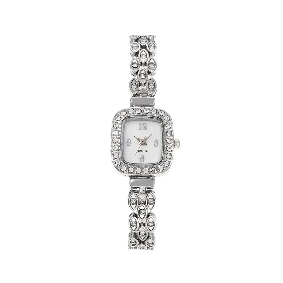 Luxury Rose Gold Women's Watch with Diamond Strap - Image 4