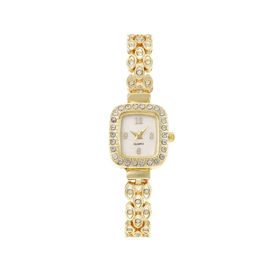 Luxury Rose Gold Women's Watch with Diamond Strap - Image 7