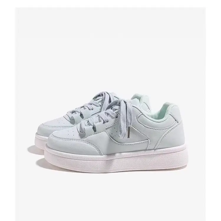 Women's White Korean Style Sneakers 2025 - Image 5