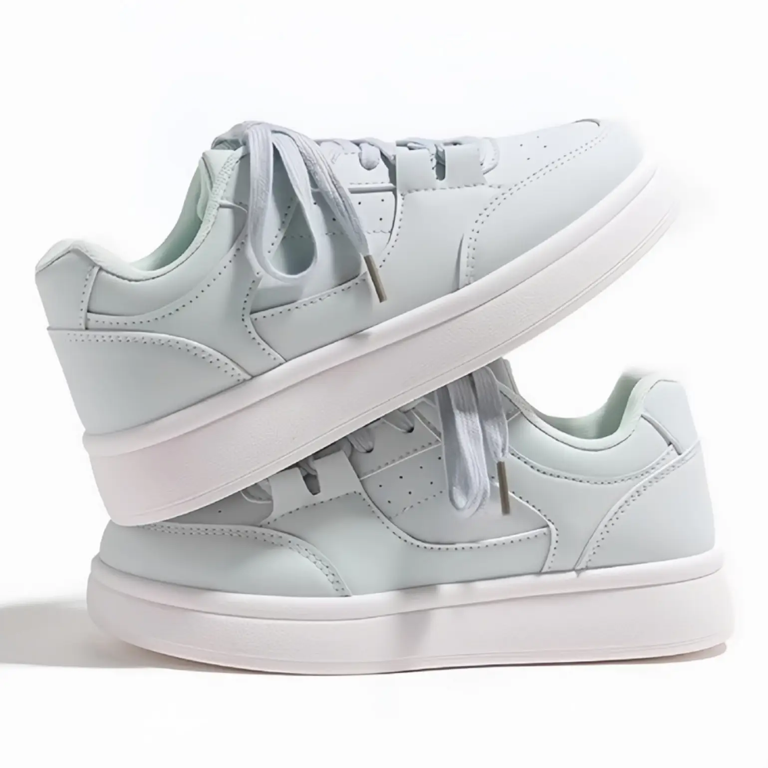 Women's White Korean Style Sneakers 2025 - Image 3