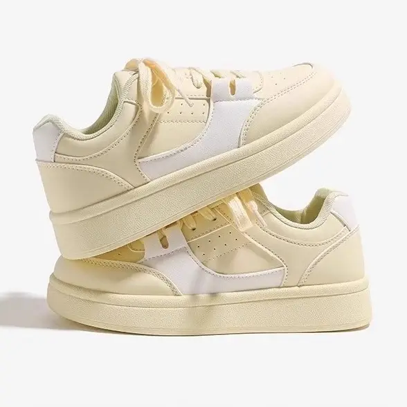 Women's White Korean Style Sneakers 2025 - Image 6