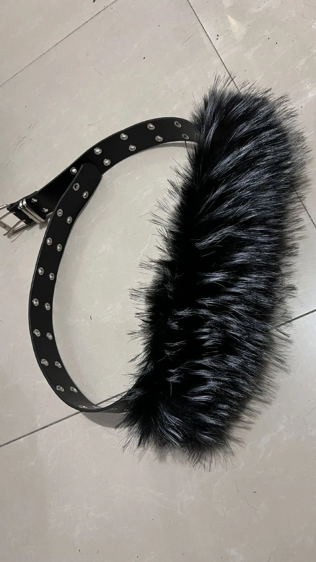 New Rabbit Fur Belt for Women Europe America Cross Border — feature 14