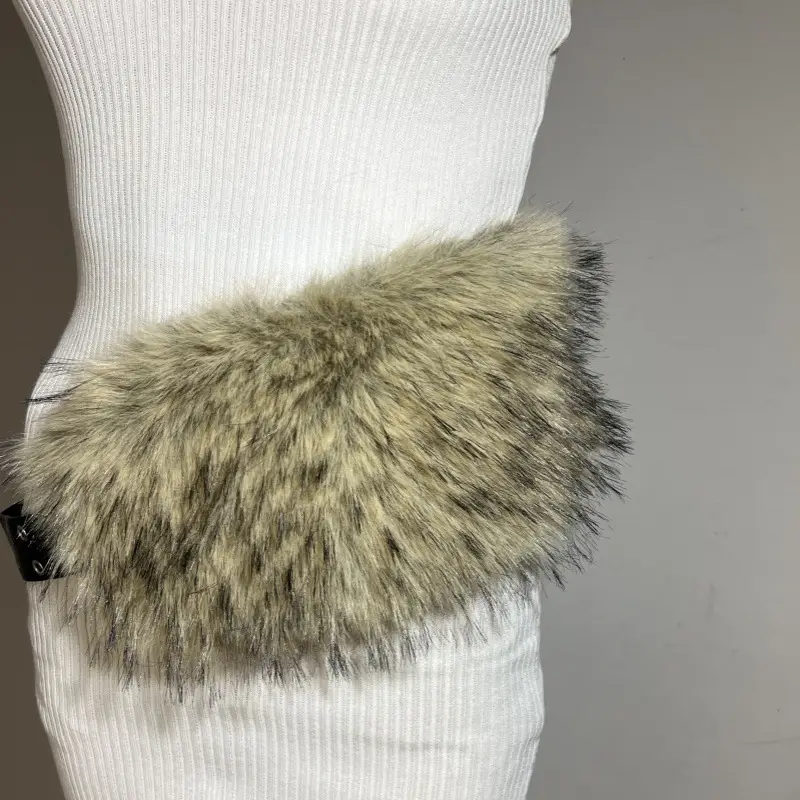 New Rabbit Fur Belt for Women Europe America Cross Border — feature 20