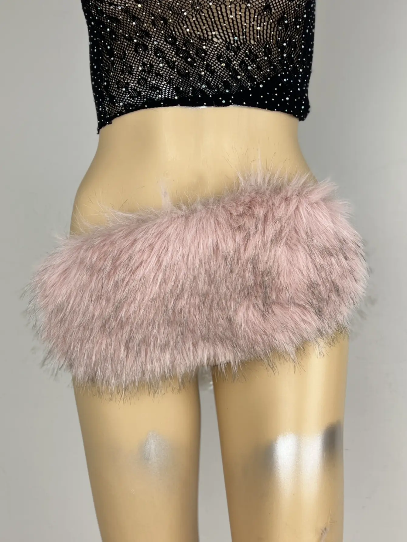 New Rabbit Fur Belt for Women Europe America Cross Border — feature 31
