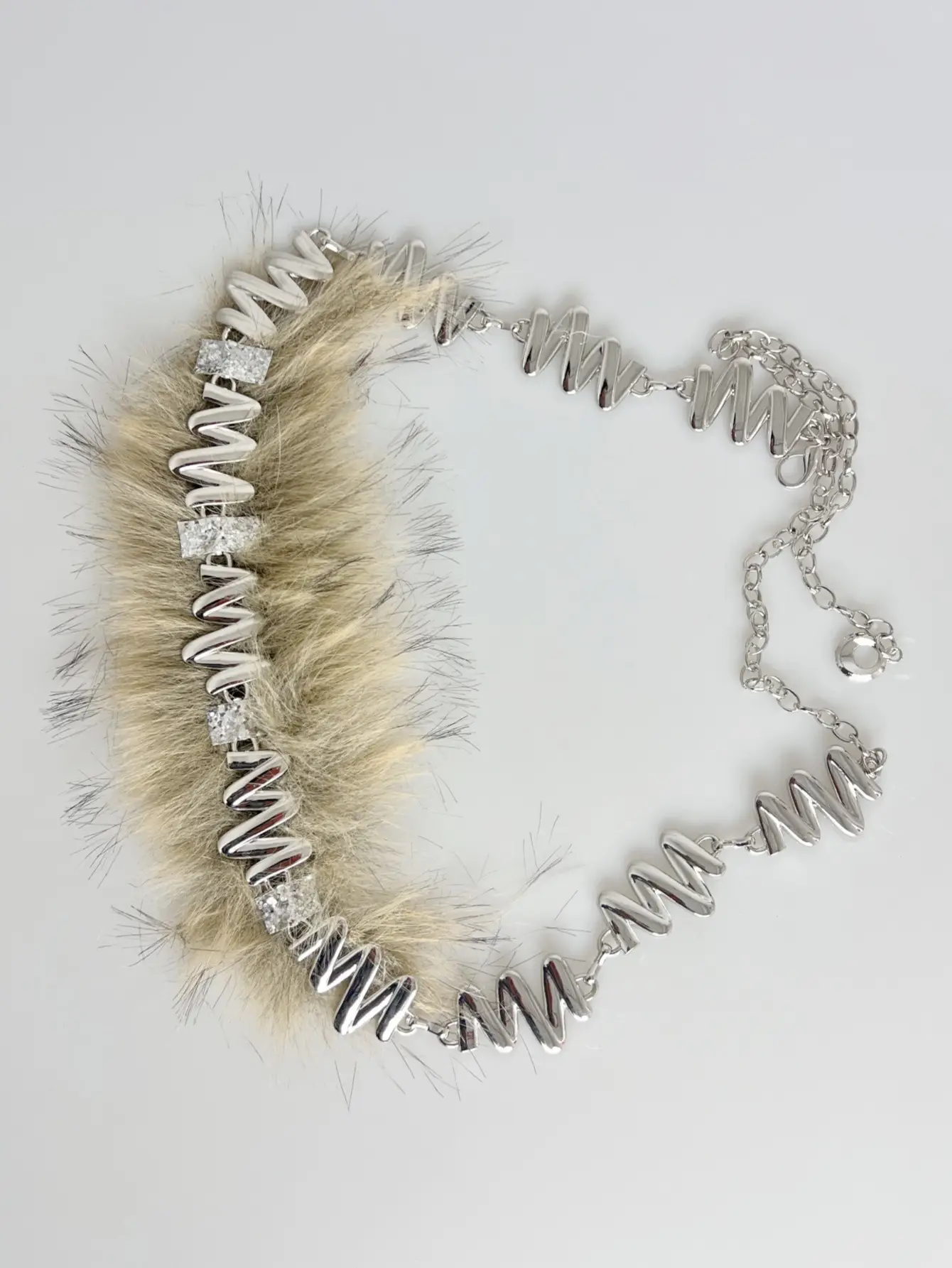 New Rabbit Fur Belt for Women Europe America Cross Border — feature 46