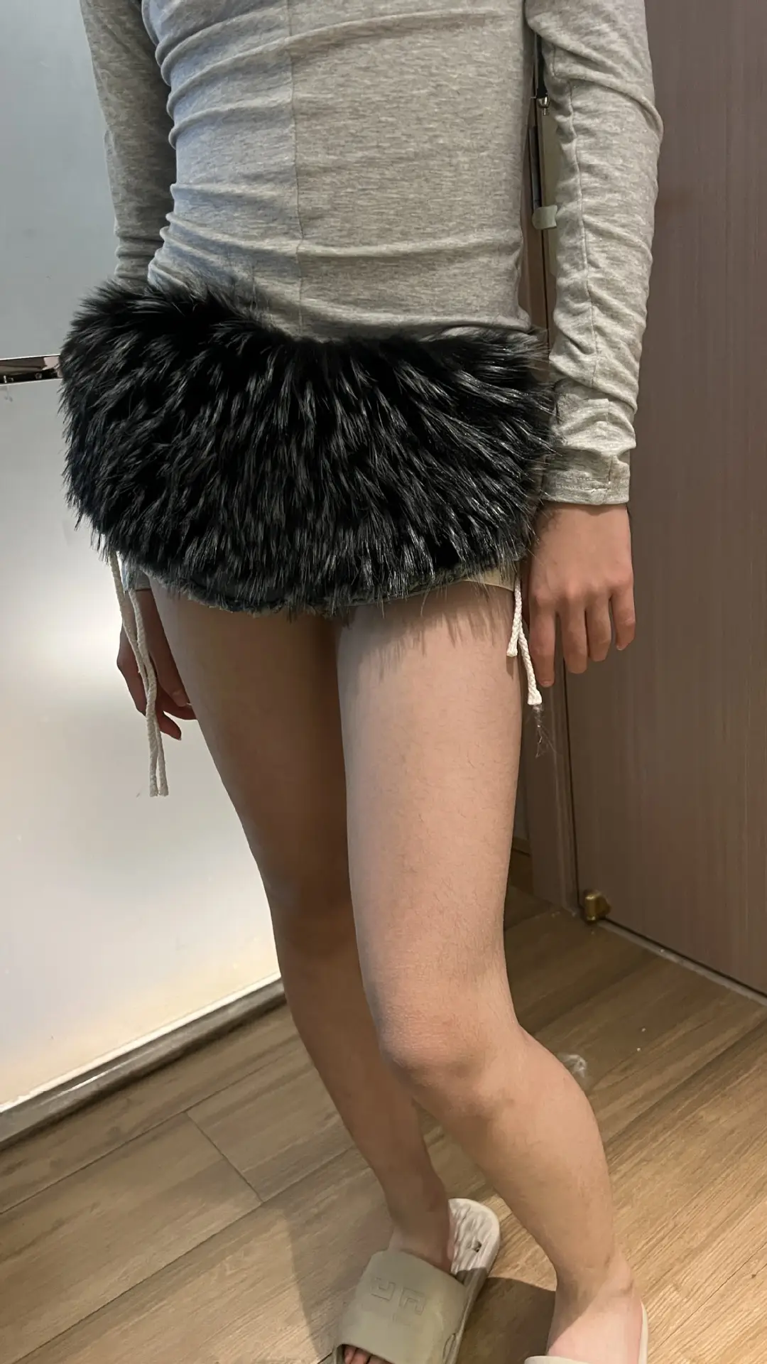 New Furry Belt for Women European American Cross Border Hot Selling Sexy Girdle Wide Belt - Image 10