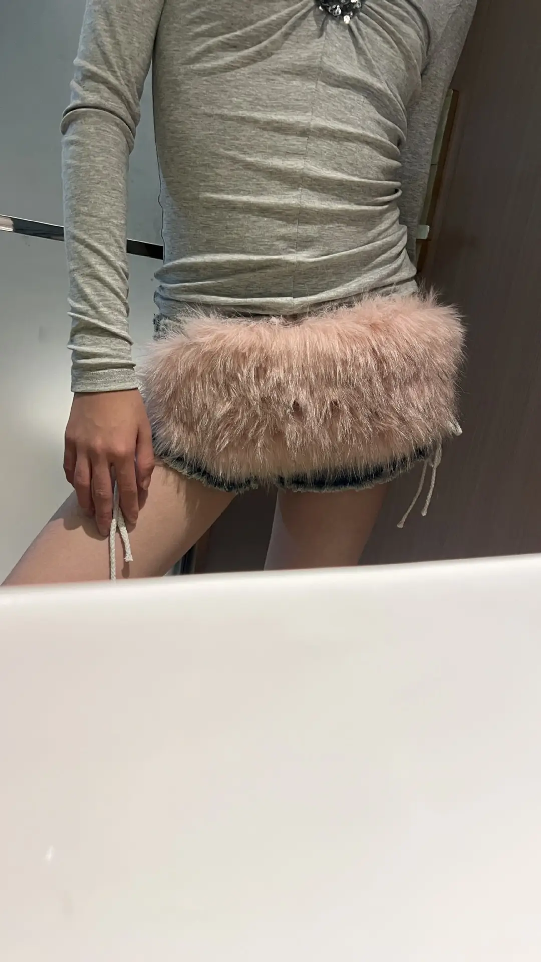 New Furry Belt for Women European American Cross Border Hot Selling Sexy Girdle Wide Belt - Image 7