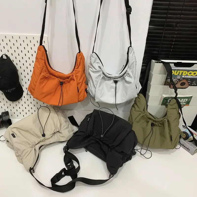 Orange Korean Style Crossbody Bag for Women
