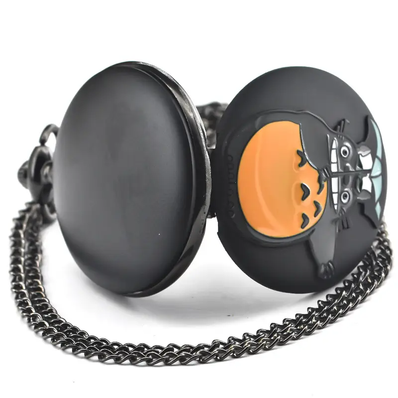 European Retro Classic Pocket Watch with Totoro Design — feature 7