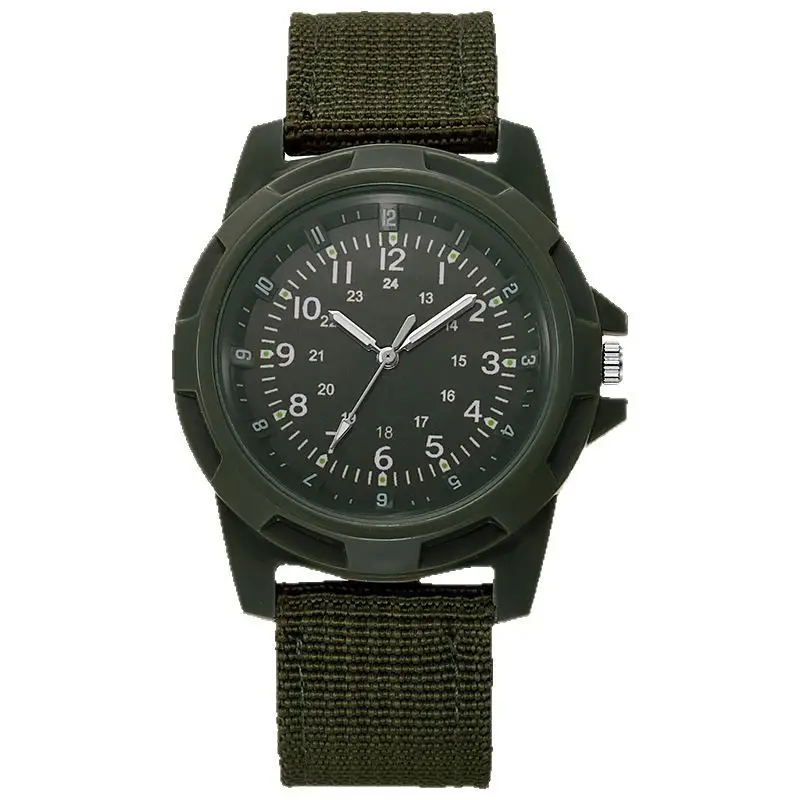 Men's Military Style Quartz Watch with Compass & Strap - Image 10