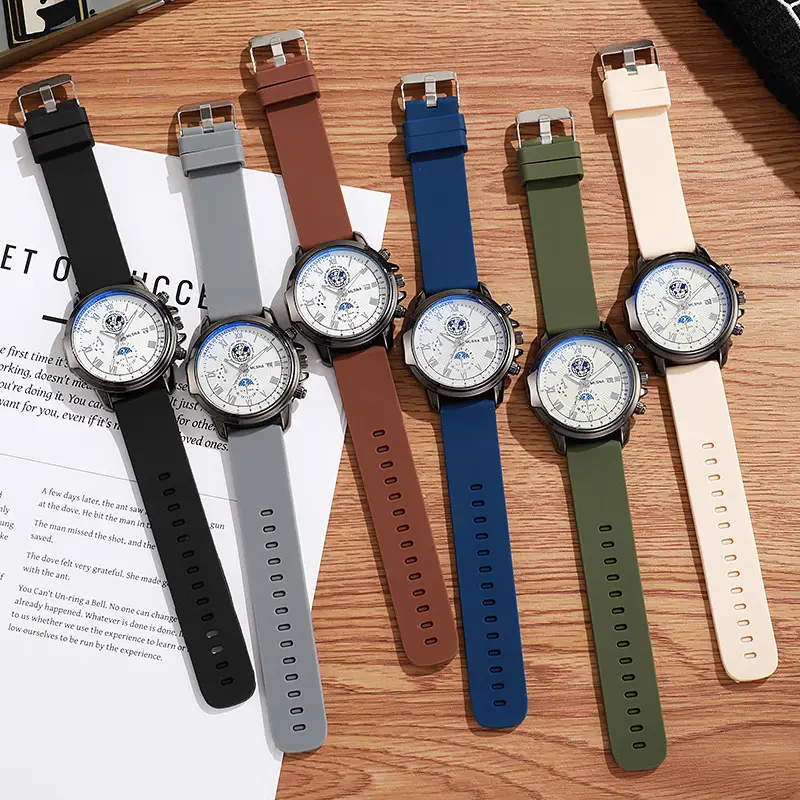 Men's Luminous Quartz Watch with Compass & Calendar - Image 8