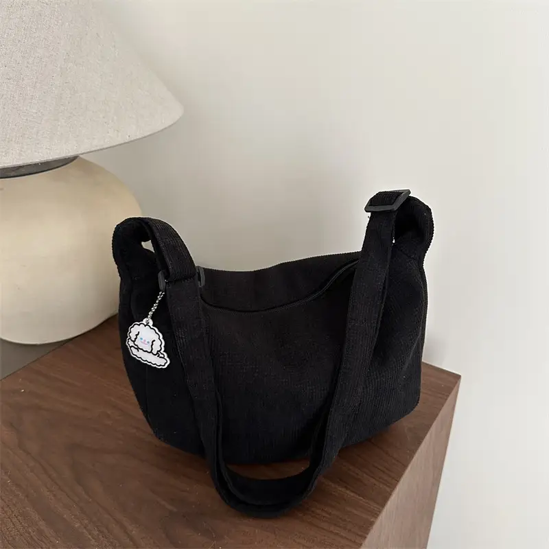 Korean Style Beige Crossbody Bag for Women - Image 12