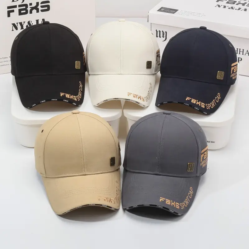 Men's Black Embroidered Baseball Cap Sport Cap - Image 9