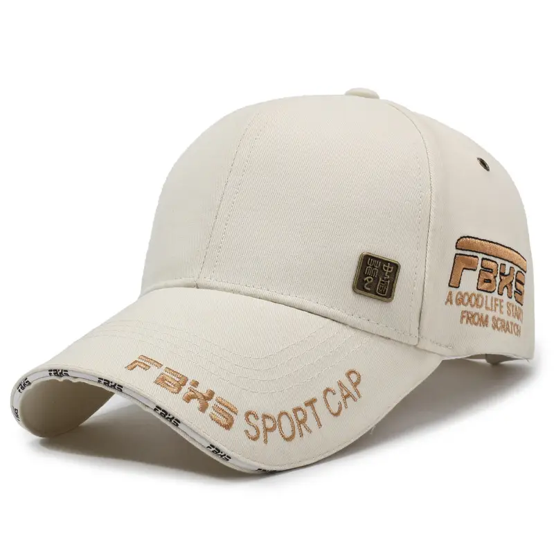 Men's Black Embroidered Baseball Cap Sport Cap - Image 5