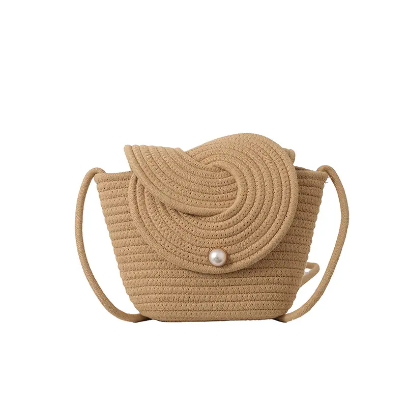 Artistic Crossbody Bag for Women, Large Capacity, Woven Design