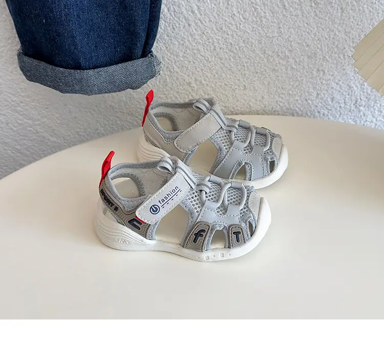Baby Toddler Sandals 2026 Grey Non-Slip Soft-Soled — feature 15