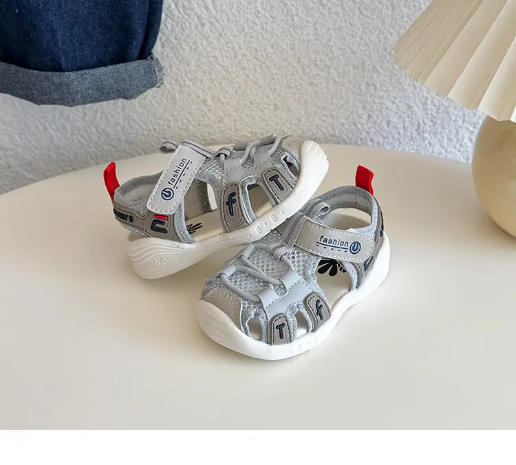 Baby Toddler Sandals 2026 Grey Non-Slip Soft-Soled — feature 16