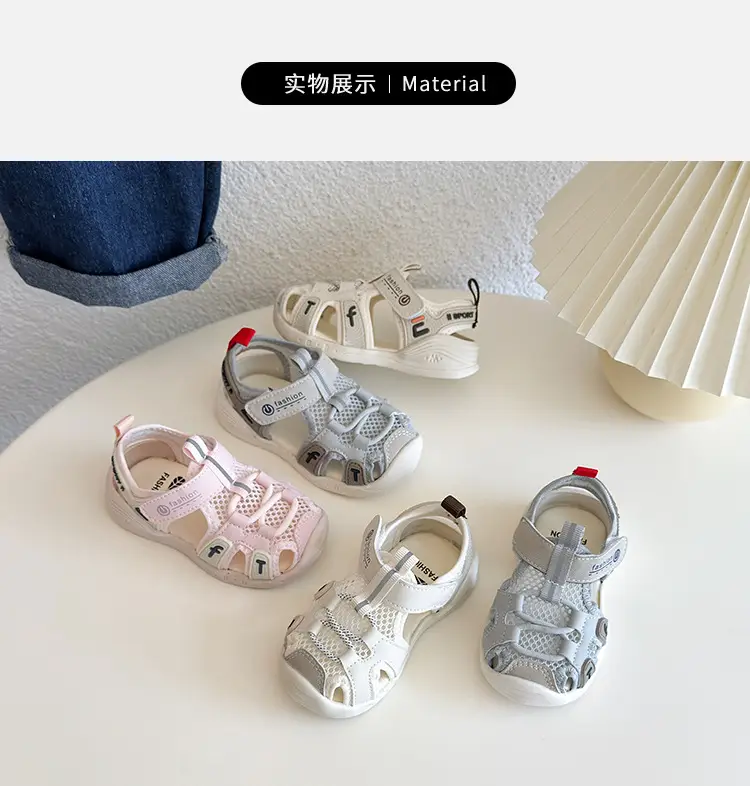 Baby Toddler Sandals 2026 Grey Non-Slip Soft-Soled — feature 6