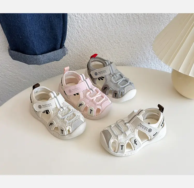 Baby Toddler Sandals 2026 Grey Non-Slip Soft-Soled — feature 7