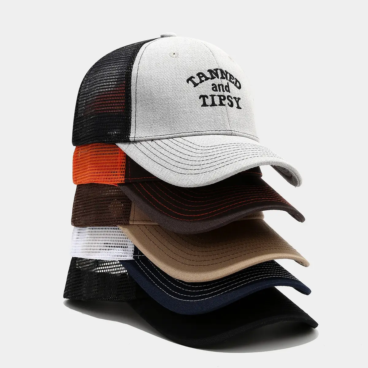 Tanned and Tipsy Mesh Cap Black - Image 7