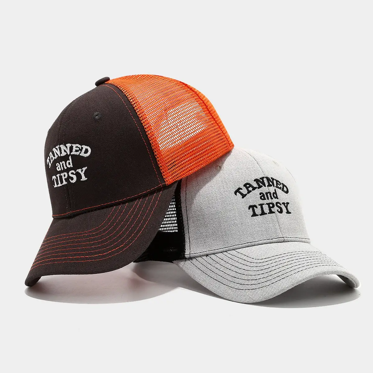Tanned and Tipsy Mesh Cap Black - Image 8