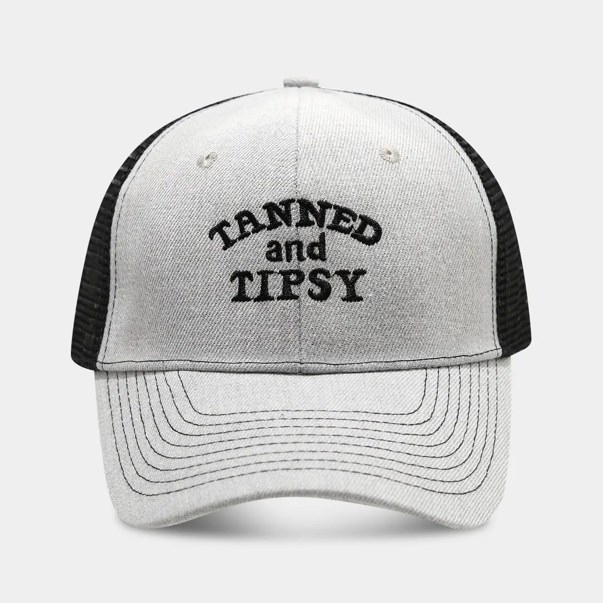 Tanned and Tipsy Mesh Cap Black - Image 4