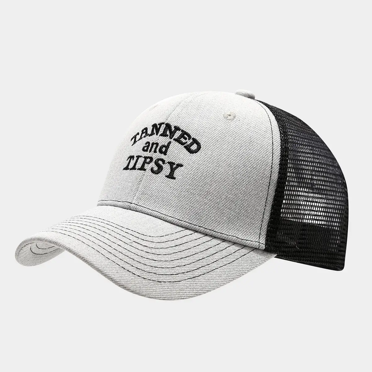 Tanned and Tipsy Mesh Cap Black — feature 10