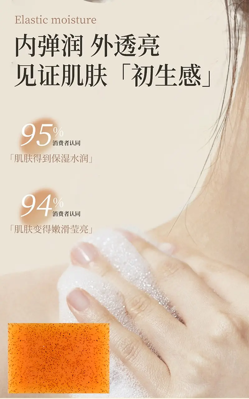 Cross-Border Export European and American Tk Turmeric Soap, Kojic Acid Soap, Ginger Handmade Soap, Brightening Lemon Soap, Bath and Face Soap — feature 4