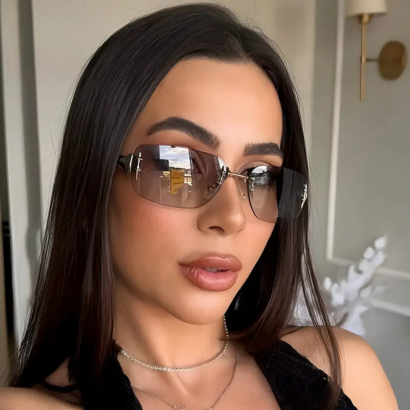 New Fashionable Frameless Sunglasses for Women — feature 4
