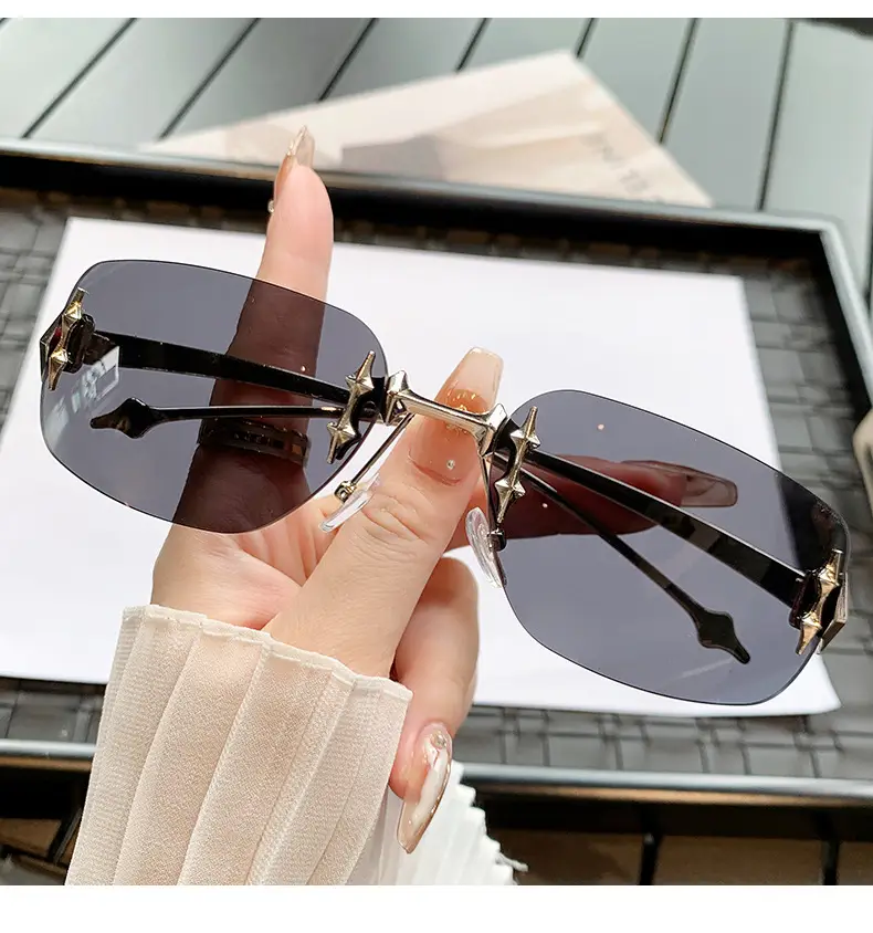 New Fashionable Frameless Sunglasses for Women — feature 8