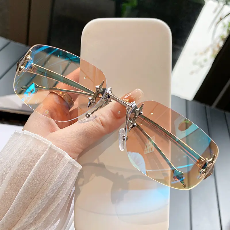 New Fashionable Frameless Sunglasses for Women