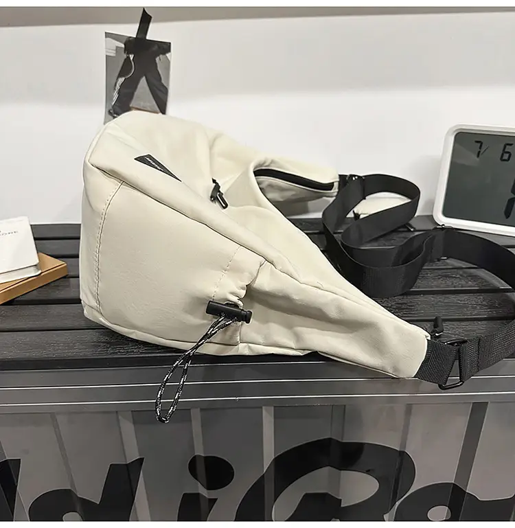Men's Grey Crossbody Bag 2025 Casual Commuter Large Capacity — feature 33