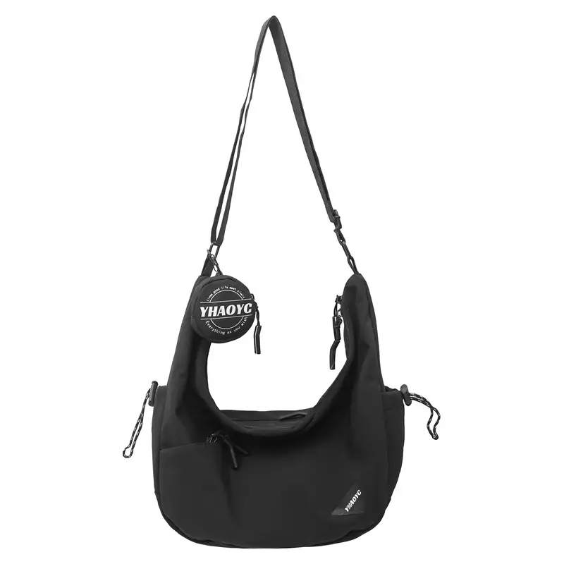 Men's Grey Crossbody Bag 2025 Casual Commuter Large Capacity — feature 43