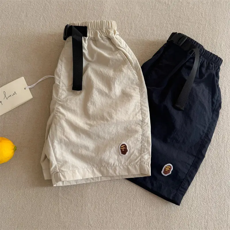 Lime Kids Shorts Summer New Boys Japanese Belt — feature 10