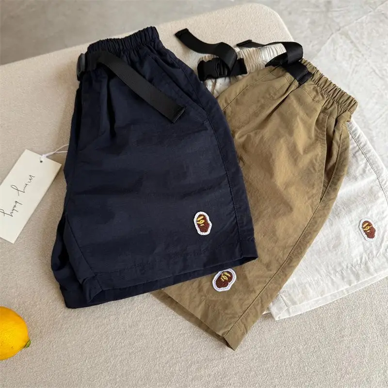 Lime Kids Shorts Summer New Boys Japanese Belt — feature 13