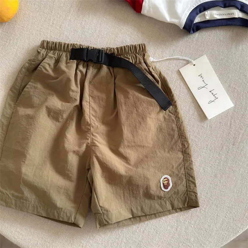 Lime Kids Shorts Summer New Boys Japanese Belt — feature 15