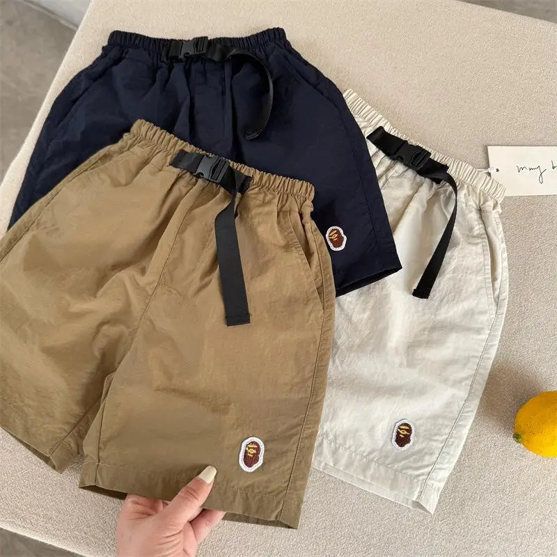 Lime Kids Shorts Summer New Boys Japanese Belt — feature 16