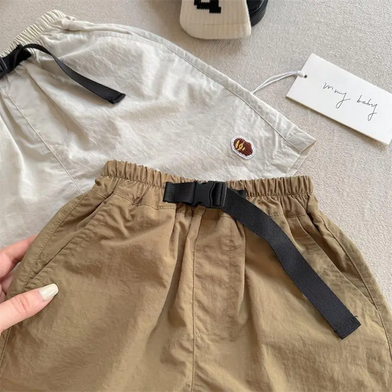 Lime Kids Shorts Summer New Boys Japanese Belt — feature 17