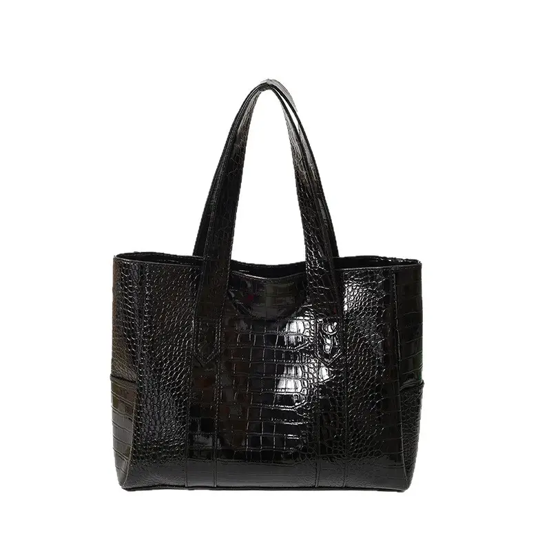 Red Croc PU Leather Crossbody Bag for Women